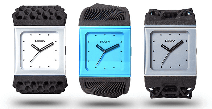 One watch with many different 3D printed belts is like many different gifts (image: Cubify) 