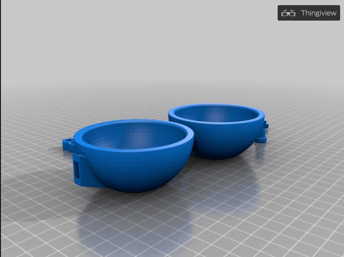 3D printed snowball fabricator (Picture: Thingiverse)