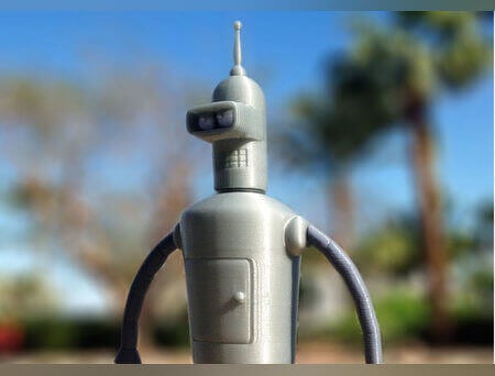 3Dagogo offer many tested 3D printable models. Some, like Futurama's Bender, are even free (image: 3Dagogo)