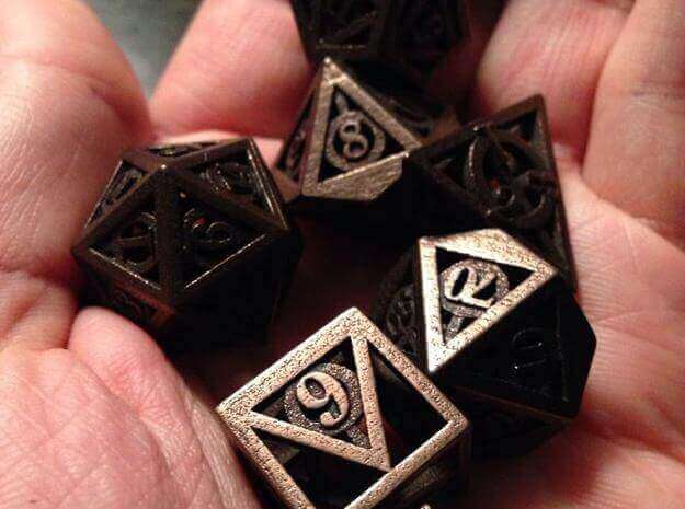 Deathly Hallows Dice Set (image: Shapeways)