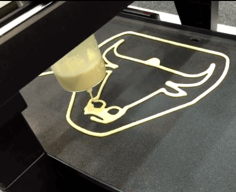 Pancake printer in action (source: PancakeBot)