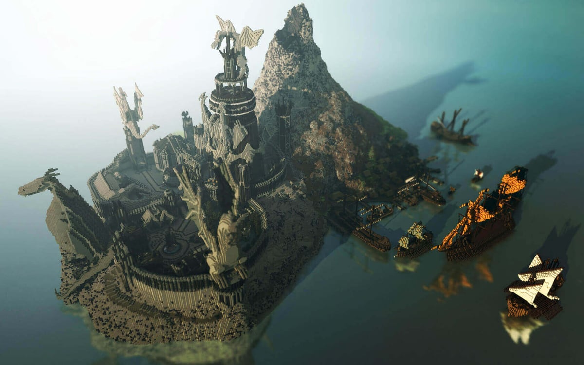 It’s incredible what some people do with Minecraft (source: Desktopwallpapers4.me)
