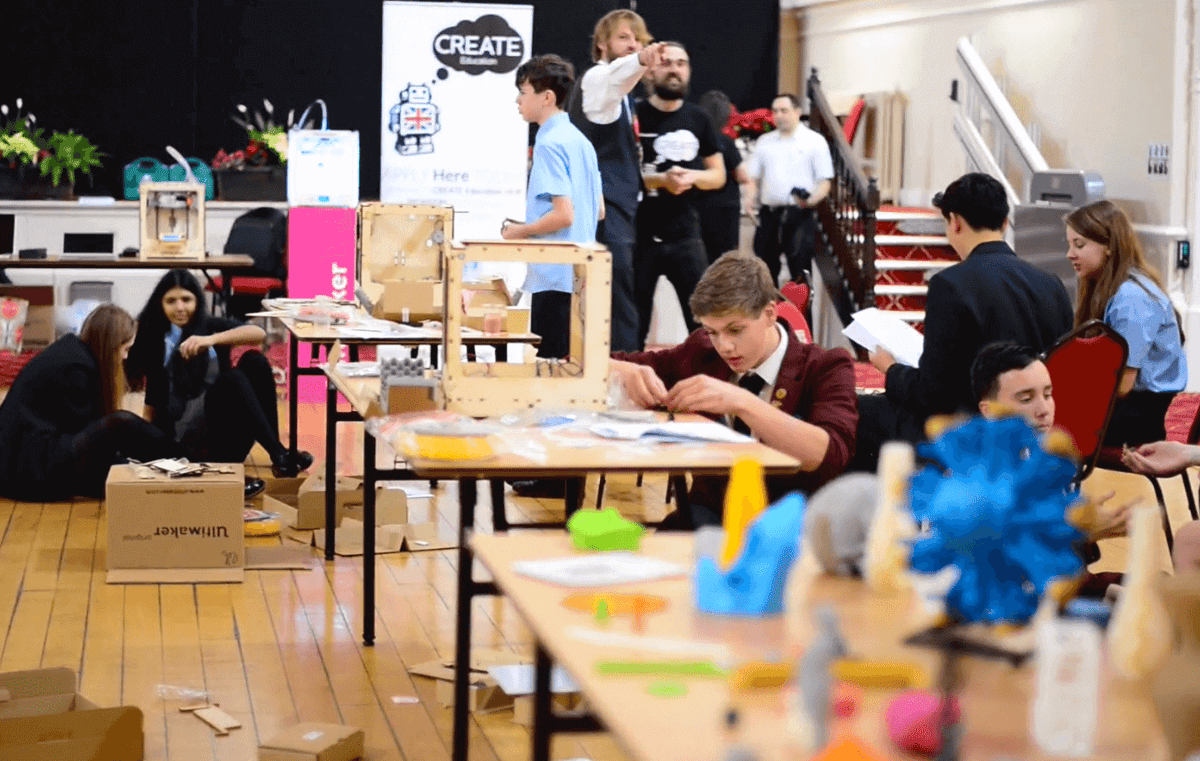 The Create Education program is supported byleading European manufacturer Ultimaker (image: Create Education)