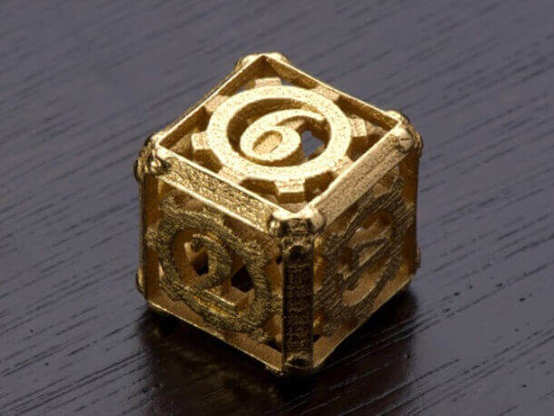 Steampunk d6 dice