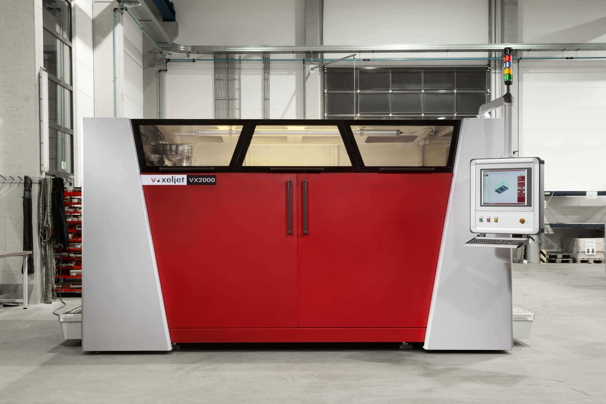 Even in a best case scenario 3D printing will be just a small part of manufacturing for many years to come (image: voxeljet)