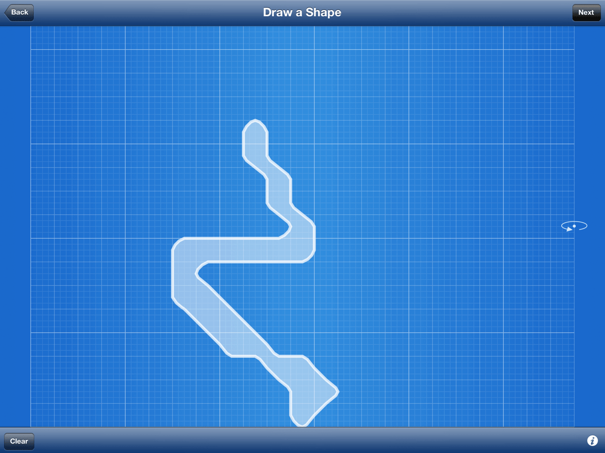 This simple line can "make" something beautiful (image: 123D Make)