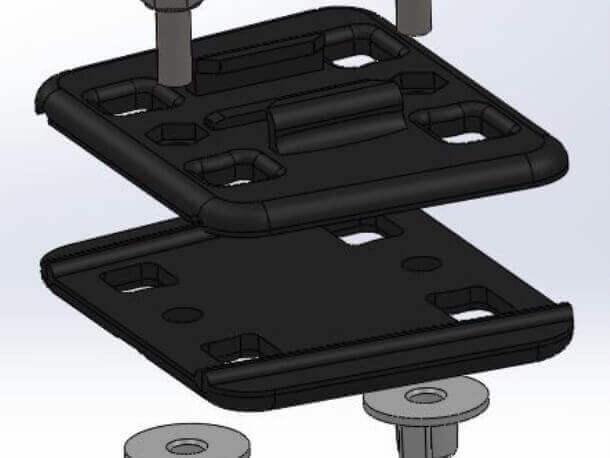 Imprenta3D GoPro Mount for Kite Surf Lines