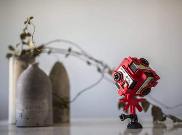 Fullvisions6: Spherical Panorama 6 GoPro Mount (source: Shapeways)
