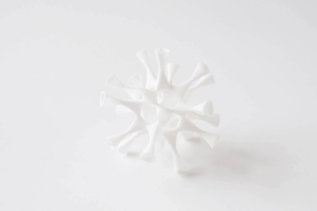White nylon (PA12) is ideal for a wide range of functional products. Imge: MeltWerk))
