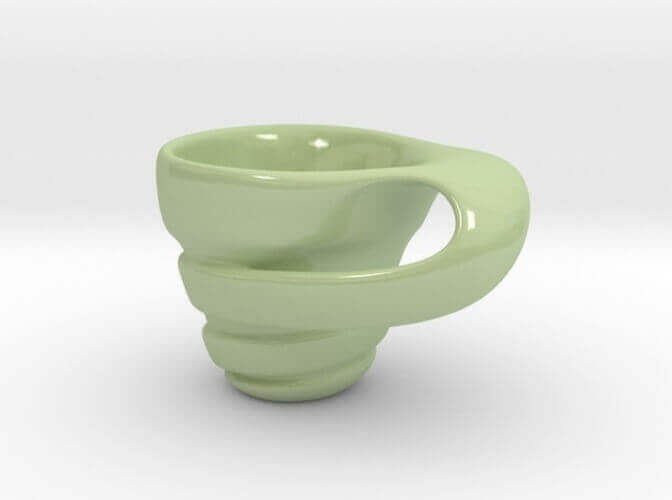 Zest Espresso Cup in apple green (source: i.Materialise)