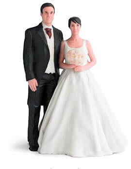 A 3D printed selfie - for the wedding cake