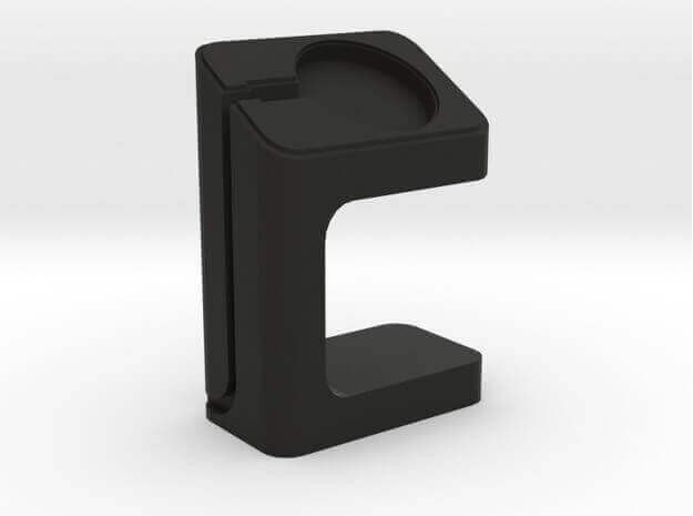 Apple Watch Charger Dock in black nylon plastic (source: Shapeways)