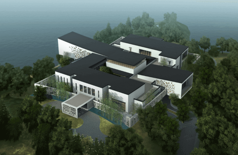 A mansion designed for 3D printing (source: Winsun)