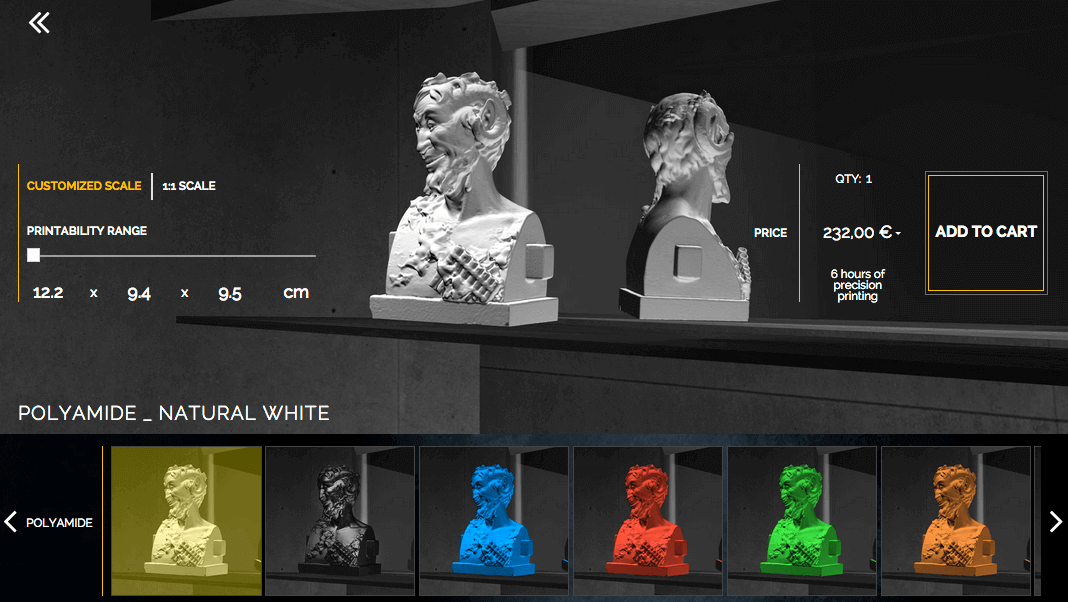 Artficial configurator (source: Artficial)