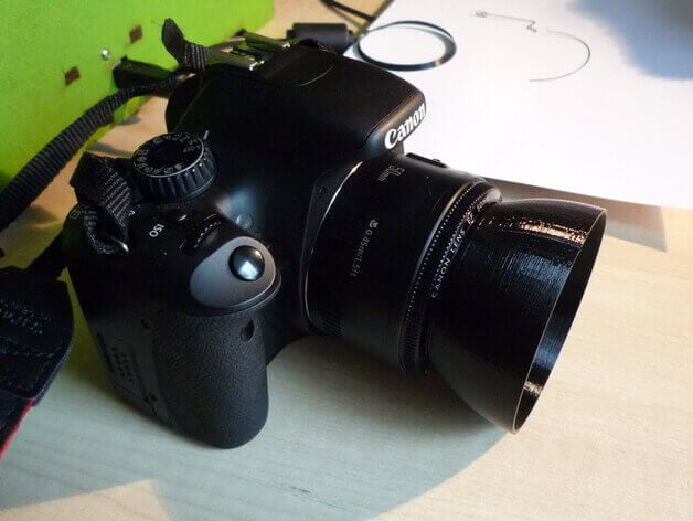 Canons go-to starter lens also looks better with a lens hood.