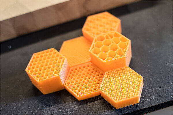 Infill can be customised in the print settings (source: Step3D)
