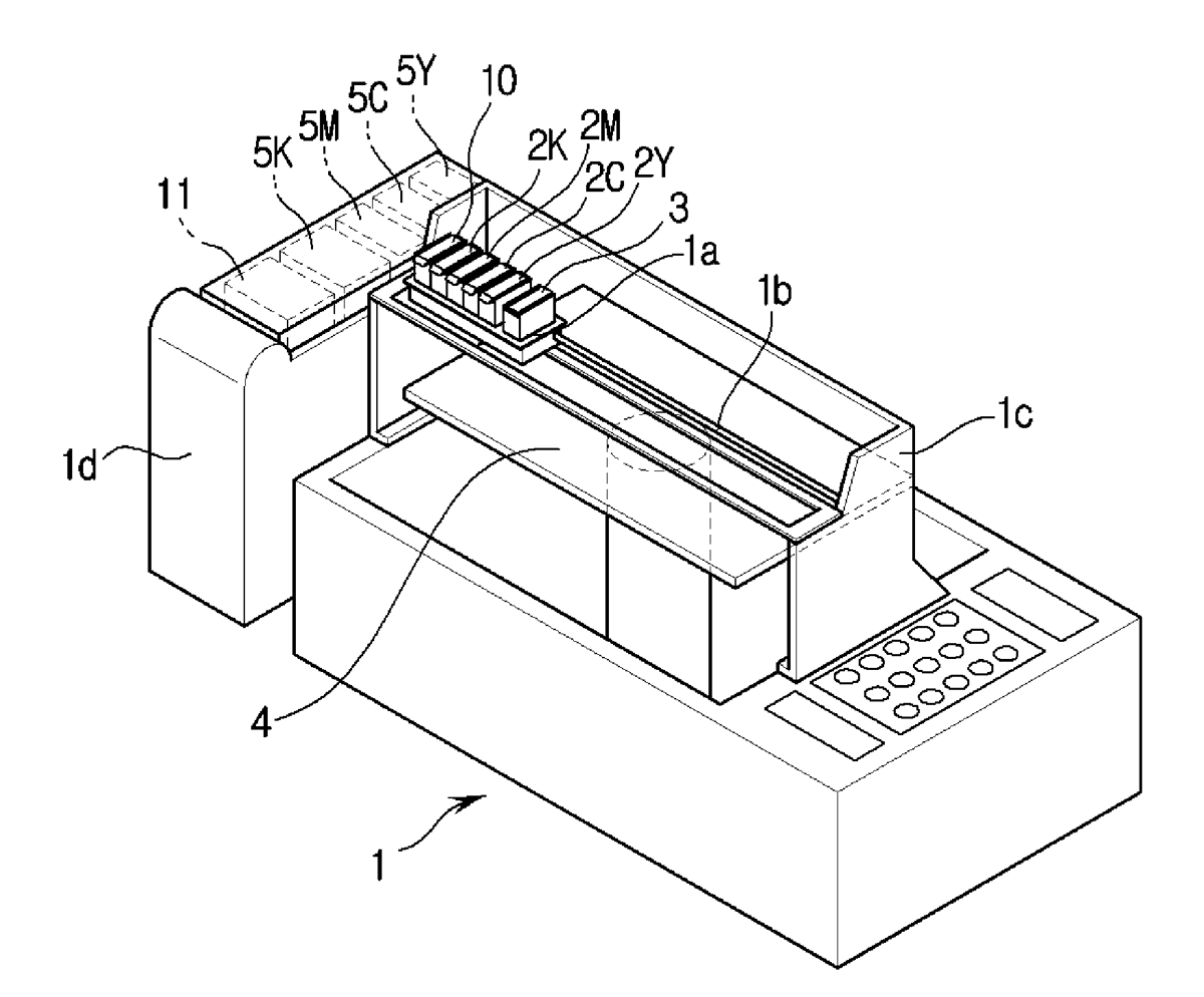 Samsung's color 3D printing technology mixes different photopolymer based inks (img: WIPO)