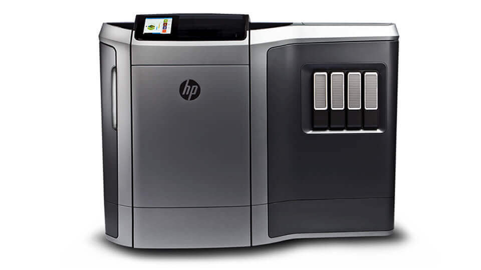 Hewlett-Packard's 3D printer will take a shot at multi-color multi-material production through its own MultiJet Fusion technology
