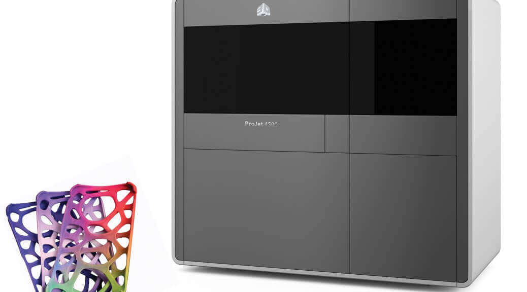 3D Systems Projet400 makes objects in full color plastic by binding together plastic powder (img: 3D Systems)