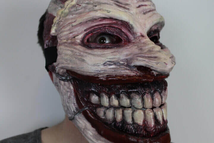 This Joker Mask requires a dental checkup.