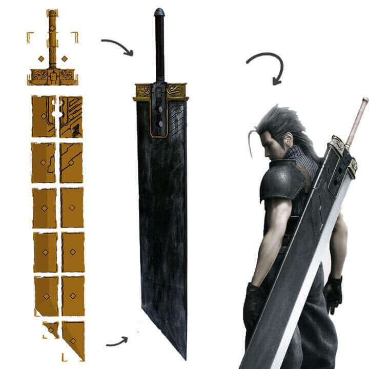 Final Fantasy Cosplay Buster Sword (image: MyMiniFactory)
