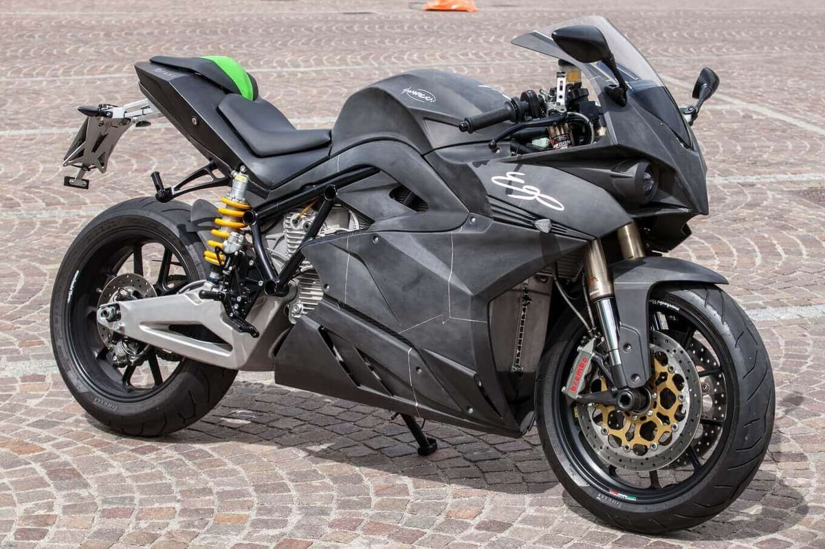 EnergicaEgo_Windform_3D-printed electric motorcycle