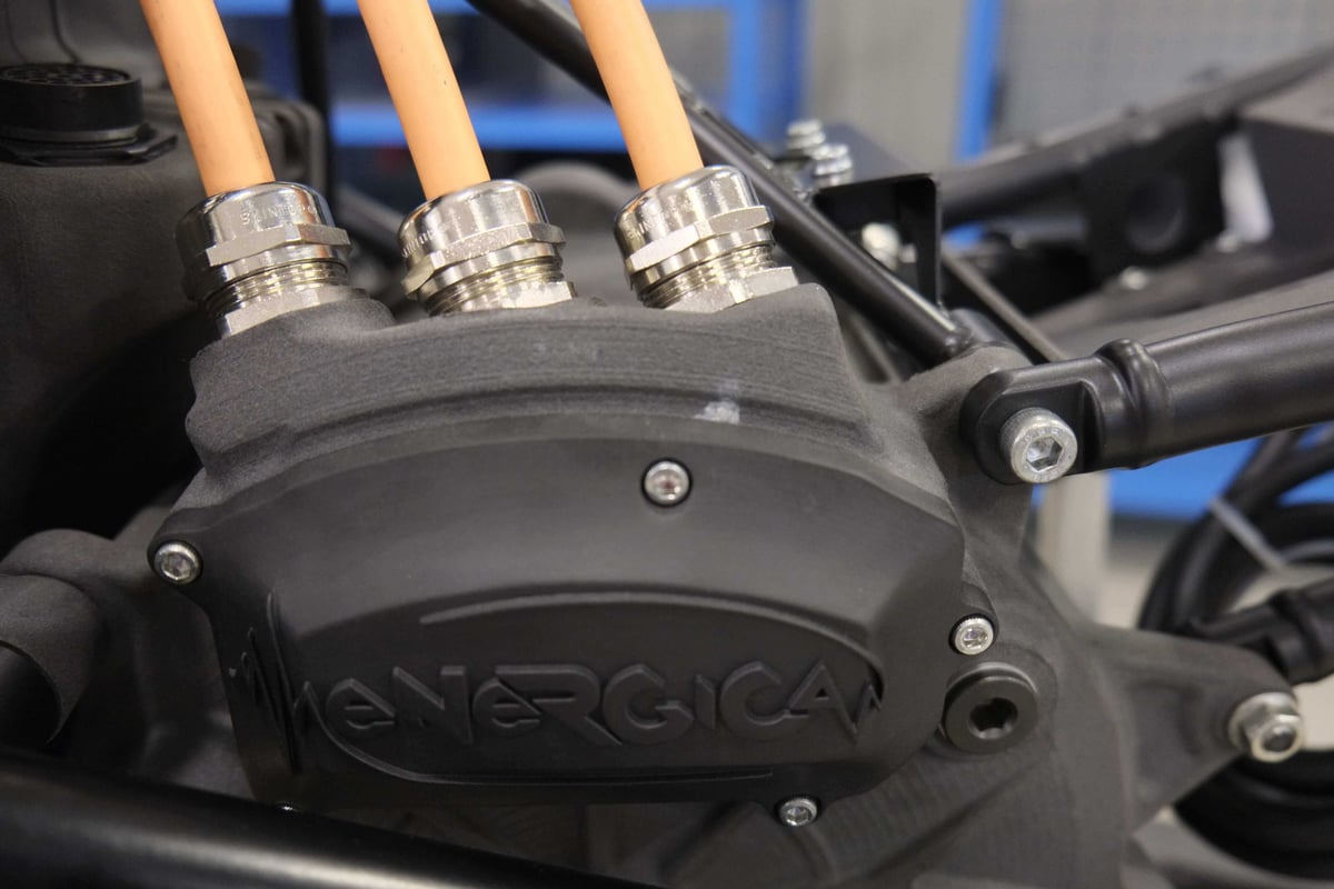 Motor power terminal cover