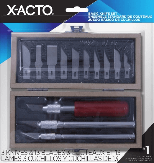 Usefull 3D printing tools: You will want to get a set of really sharp knives.