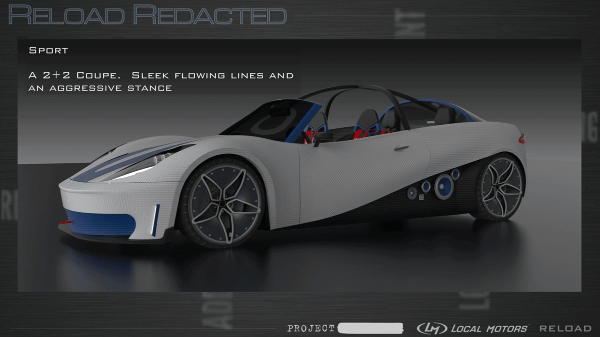 One again, the design of Mr Kevin Lo convinced the Jury image: Local Motors