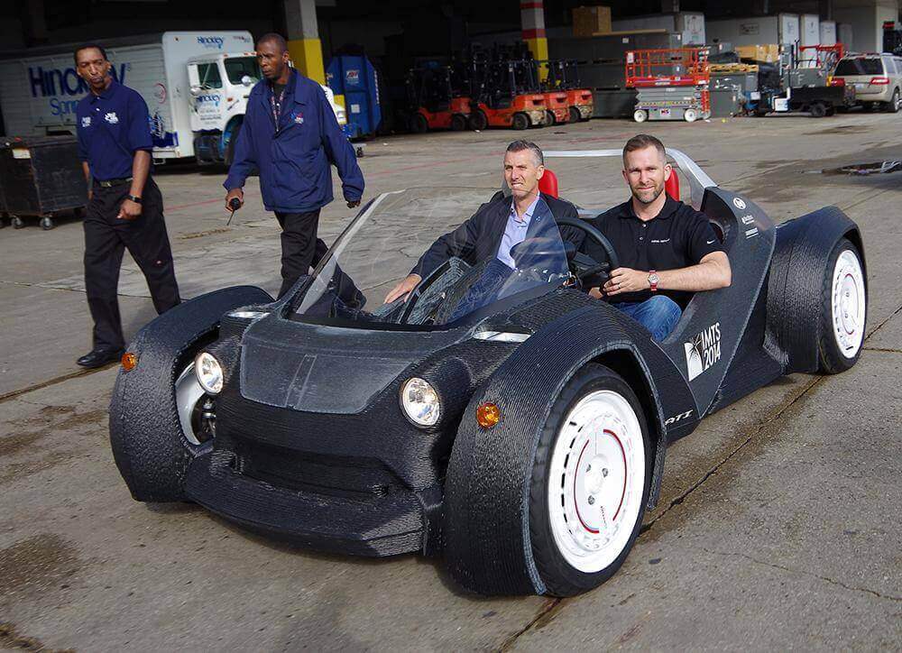 The Strati is the first 3D printed car to light the imagination of people (source: Local Motors)