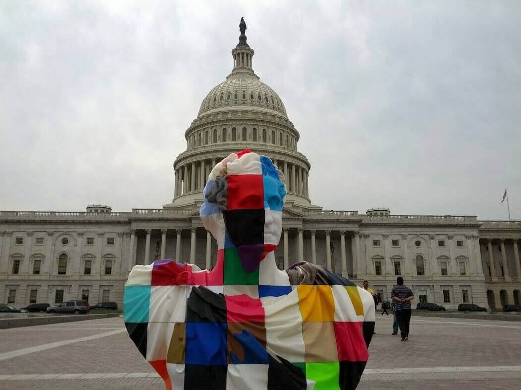 Crowdsourced Patriotic Bust