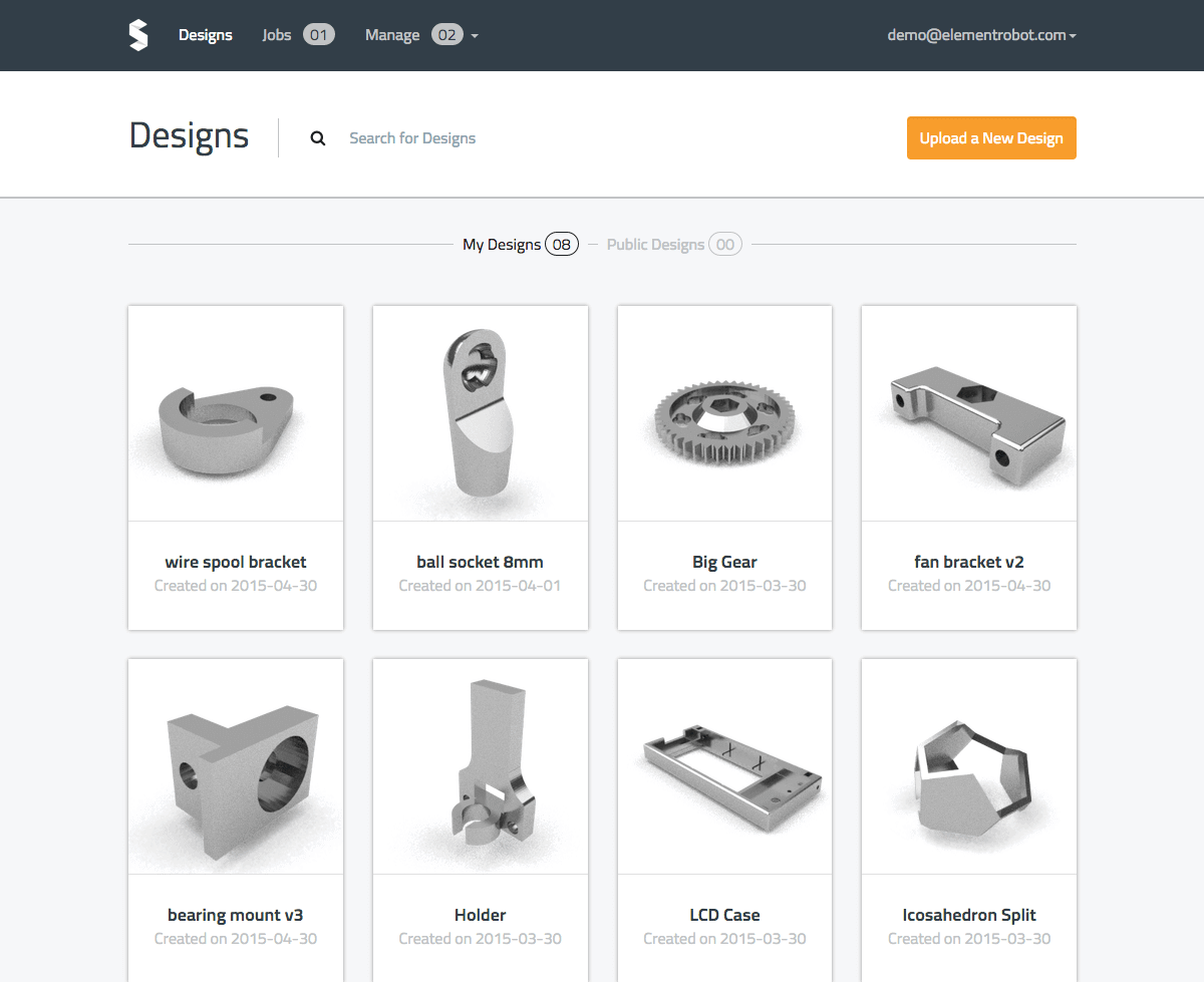 Skyforge lets users within a large company share and compare their libraries of 3D models (img: Skyforge)