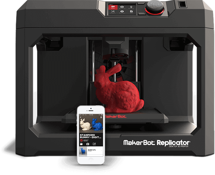 MakerBot and Sharebot have both created systems to connect their printers to the Web and control the prints remotely (img: MakerBot)