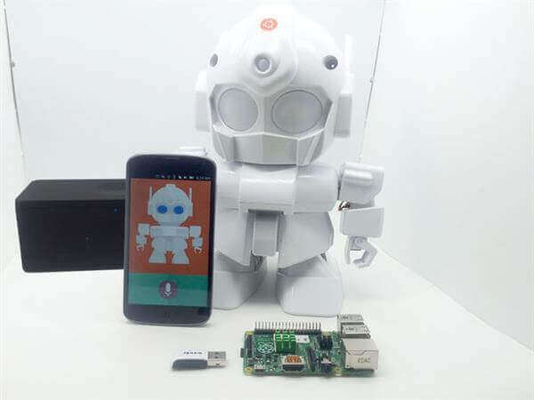 Control the open source robot Rapiro by using a Ubuntu phone (image: Rapiro)