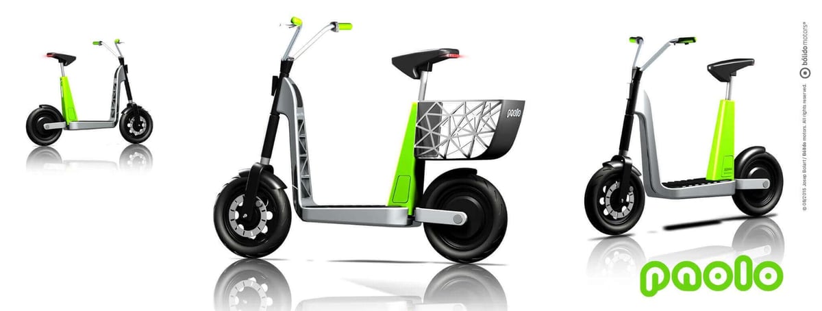 3d printed scooter paolo