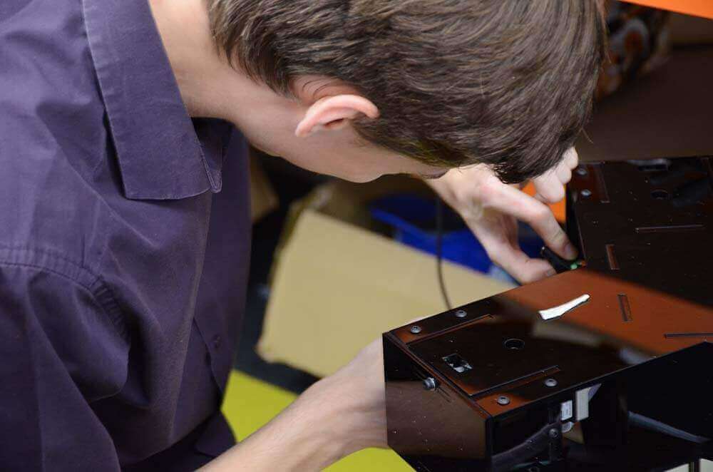 Alex tinkering with the NFire 1