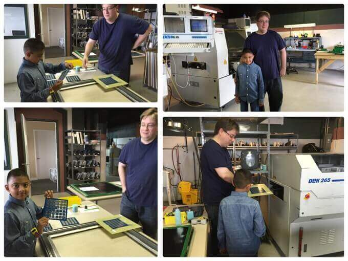 Omkar, overseeing the manufacturing process (image: Kickstarter)