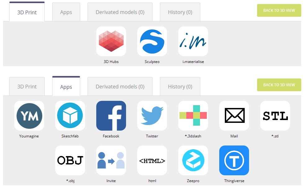 Export your model to an STL file, or send it to a service provider or community.