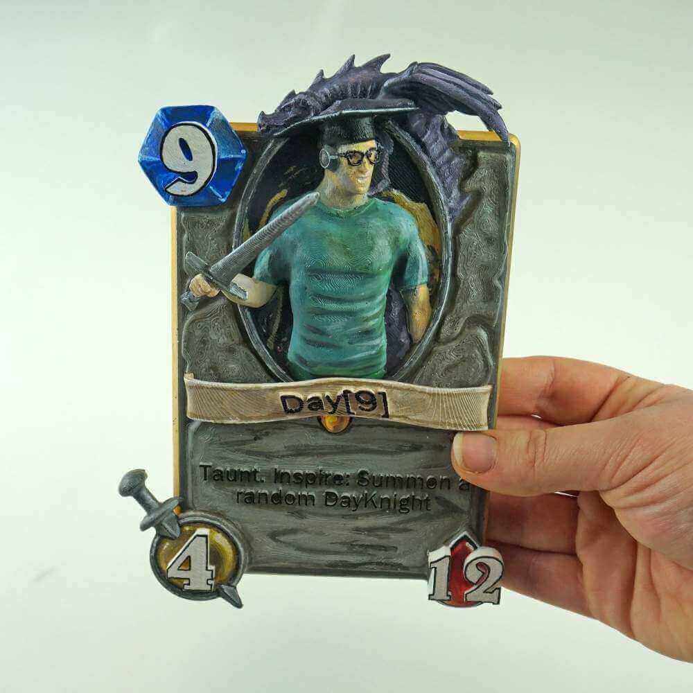 3D printed Hearthstone Card