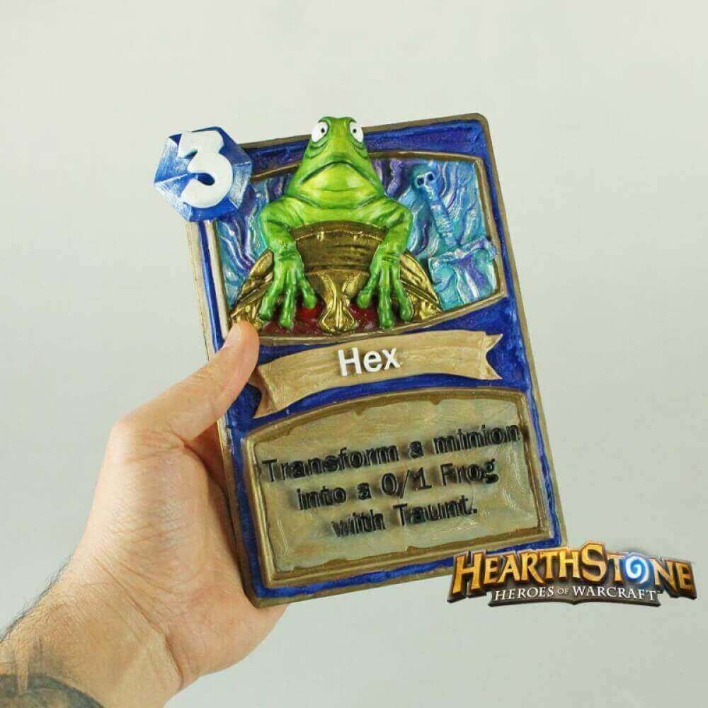 3D printed Hearthstone Card