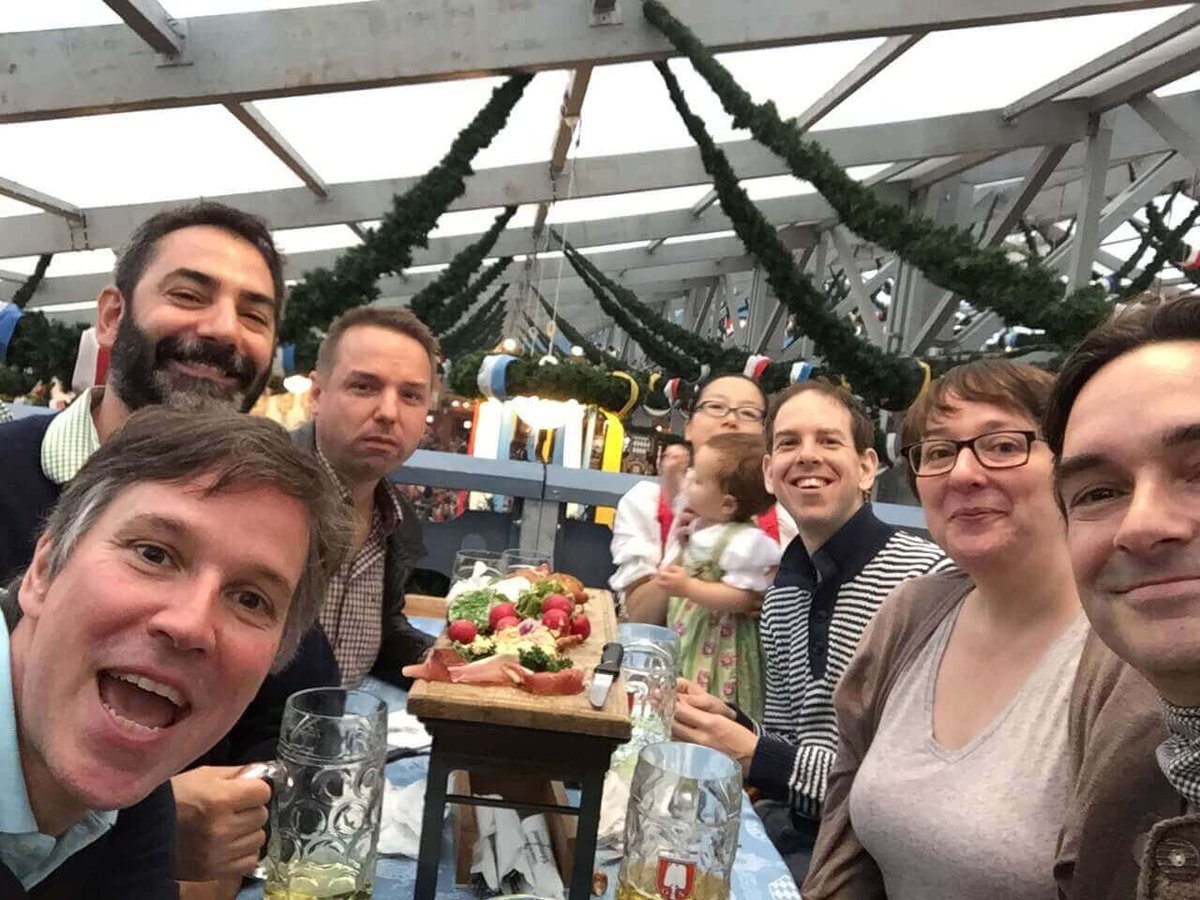 Meet the Crew of All3DP at Munich Oktoberfest, testing liquid ingredients for a new "Starkbier" filament (image: Anatol Locker) 