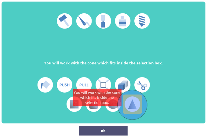 Select the Cone tool.