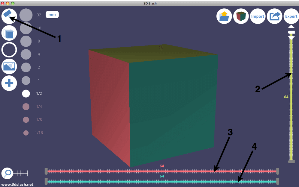 The 3D Slash screen
