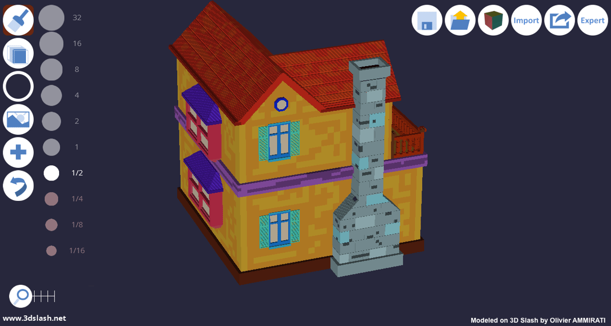 Colors added: more fun and a better understanding for your model (image: 3Dslash.net)