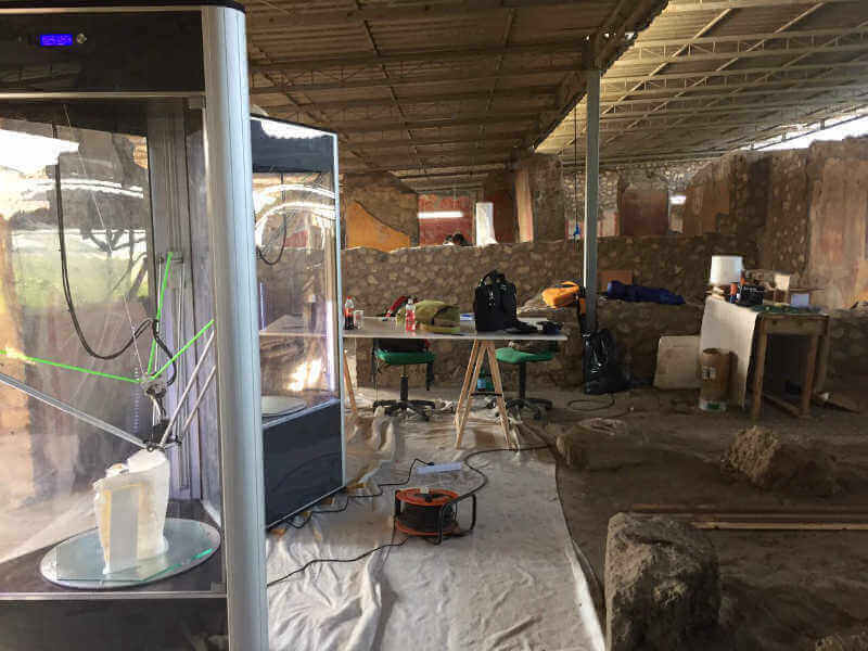 Working on-location (Image: WASP)