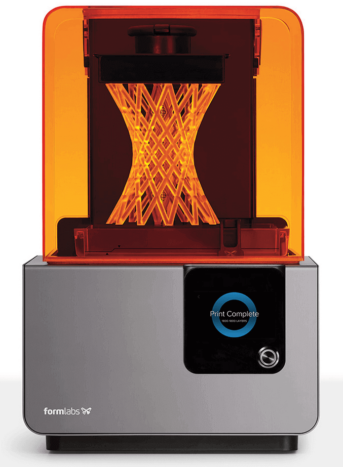 Formlabs just introduced the Form 2, a SLA printer using an UV laser for curing (image: Formlabs)