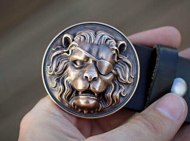 The Colonel Belt Buckle shapeways