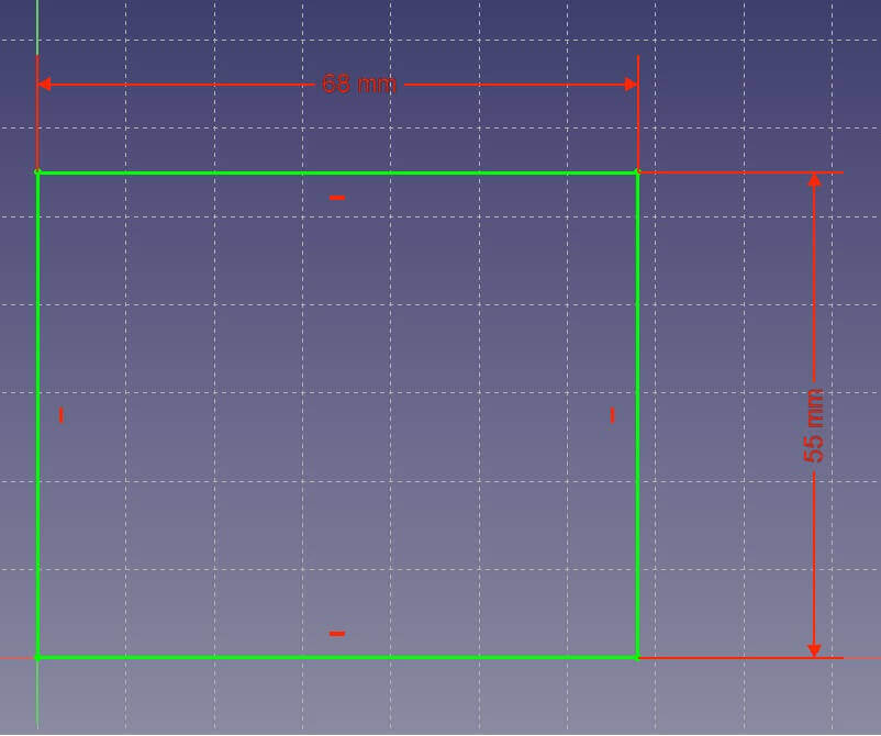 Constrain the rectangle to give it precise dimensions.
