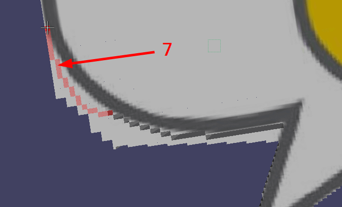 The curves can only be created clockwise.