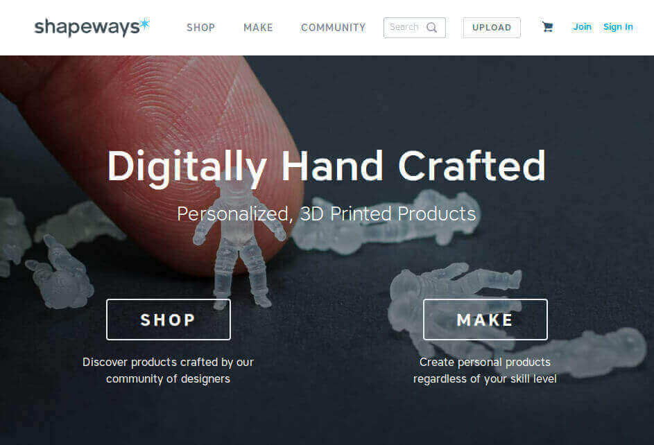 shapeways best 3d printing service